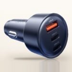 شاحن سيارة توكي 65 واط USB-C بثلاثة منافذ